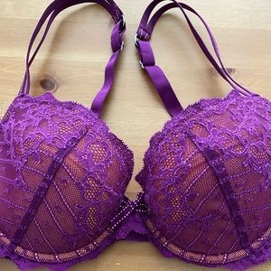 Chantelle Lace Push-Up Demi Bra